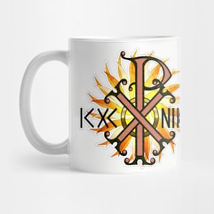 Christ Victorious Red Mug